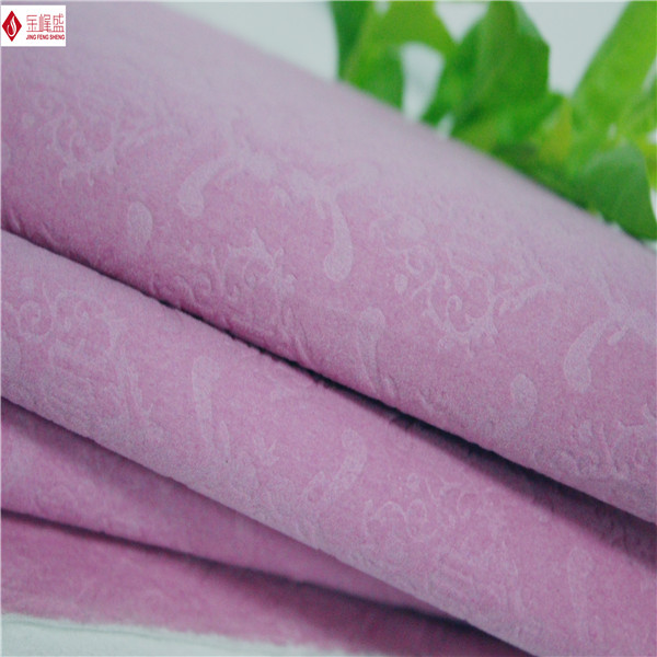 Luxury Watch Boxes Printed Velvet Fabric With Soft Plush , Patterned Flock Fabrics