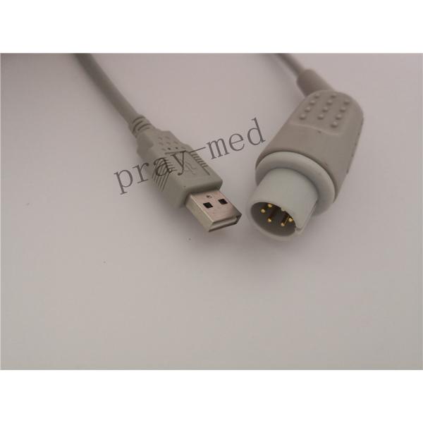 AAMI Length 2.7 Meters IBP Cable 6 Pin Connector With BD transducer