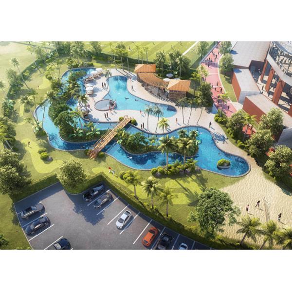 Professional Adventure Water Park Equipment Lazy River Water Pump 30 - 37kW