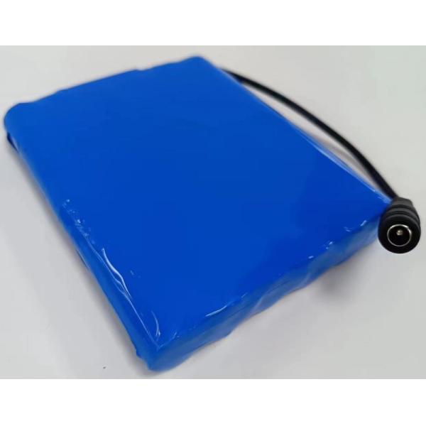 Slim 18650 Battery Packs 6S2P 22.2V 5Ah With DC 5.5x2.1mm Connector BMS On Top