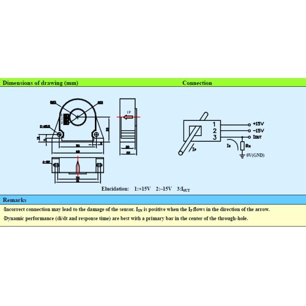 Accuracy Closed Loop Current Transducer For DC AC Pulse Current Power Supply