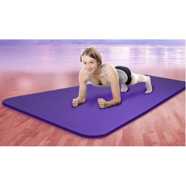 2016 Hot Sale Non Slip PVC Thick Yoga Mats With Carry Strap ,Available 10 Colors Choice,Eco-Friendly