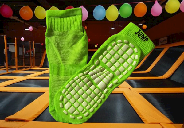 Amazing Jump Zone Socks Non Slip Bounce Amusement Park Socks for Kids and Adults Trampoline