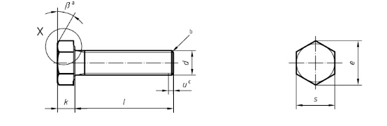 Medium Carbon Steel Galvanized Hex Bolts M5X20 For Steel Structure , Metal Building