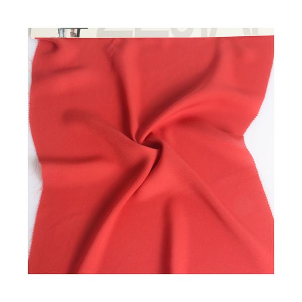 China supplier recycled chiffon 75D velocity 100% polyester recycled fabric for garment