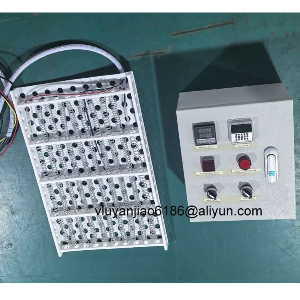 220V 1 Phase 3KW PTFE Immersion Heater With A Temperature Control Box For PTFE Tank