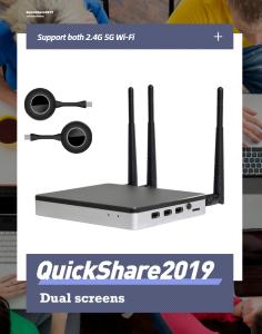 Buy cheap Android7.1 Wireless Presentation Box , UHD Hdmi Transmitter And Receiver product