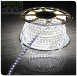 China Wholesale AC 240V led strip 100m white christmas ribbon 5050 smd 60LED/M flexible rope light on sale