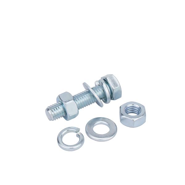Stainless Steel A2-70 M8 M12 Hex Bolts Grade 8.8 Galvanized for Heavy Duty Machinery