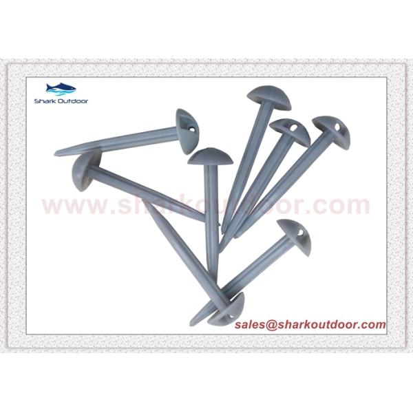 Dome shaped Plastic Tent / Awning Groundsheet Pegs for outdoor tent