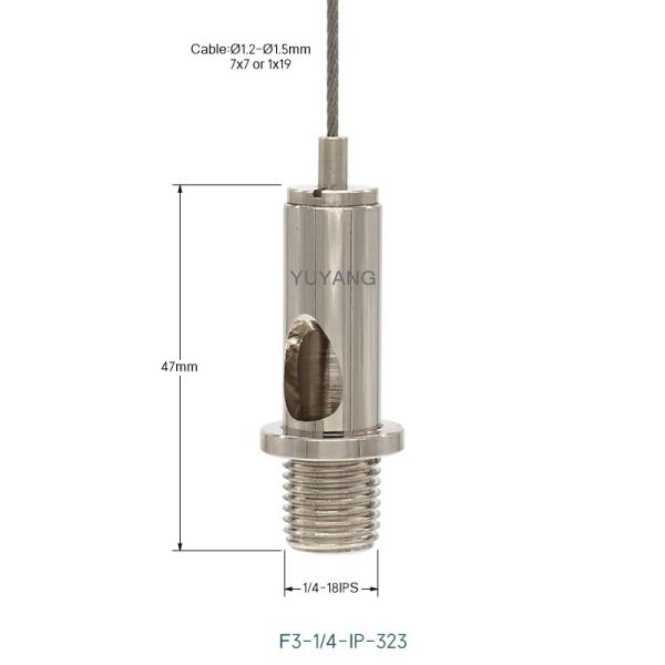 Bottom Exit Lights Ceiling Light Attachment Power Feed Grippers Adjustable Length F3-323