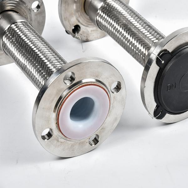 Custom Size PE/PTFE Braided Hydraulic Hose Mesh Explosion Proof Flexible Acid Alkali Resistant Pipe