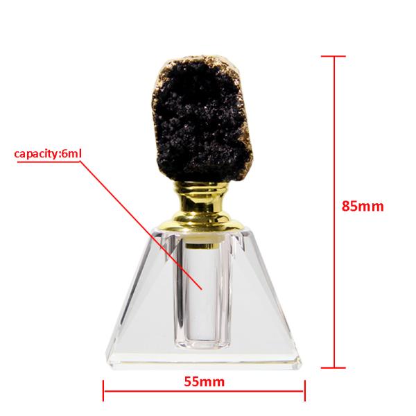 Quartz Crystal Perfume Oil Bottle