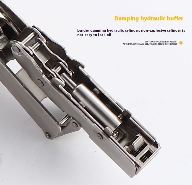 Modern Design 35mm Diameter Large Angle Foldable Hydraulic Buffer Damping 165 Degree Cold Steel Special-Shaped Hinge Living Room