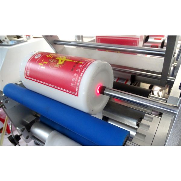 Beverages Condiments HDPE Bottle Labeling Equipment Machine Semi Auto