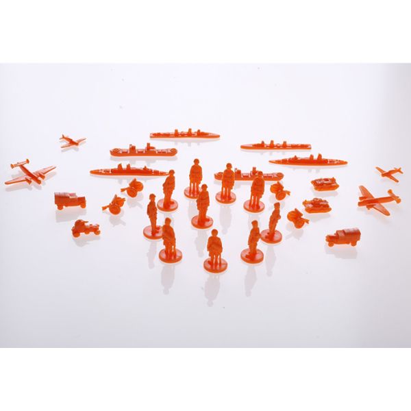 Customize Orange Plastic Figure Collection For Tabletop Gaming Sandbox Play