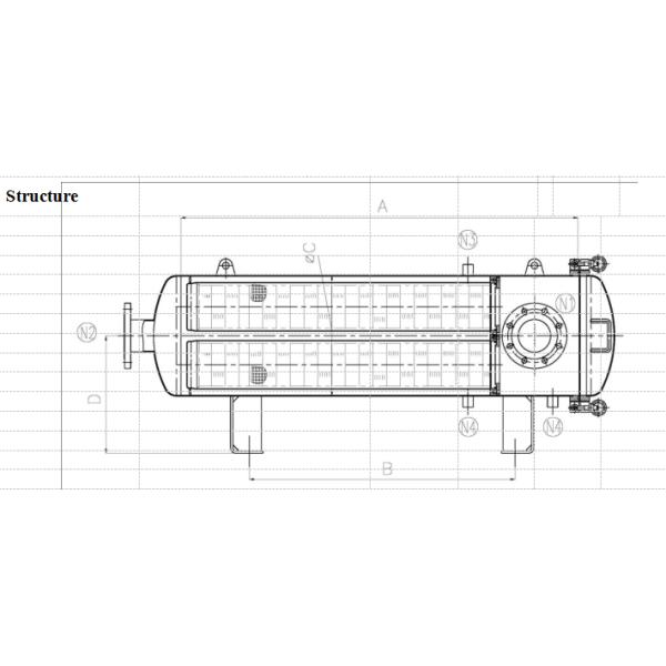 Large Flow Liquid Filter Small Occupation Area High Efficiency