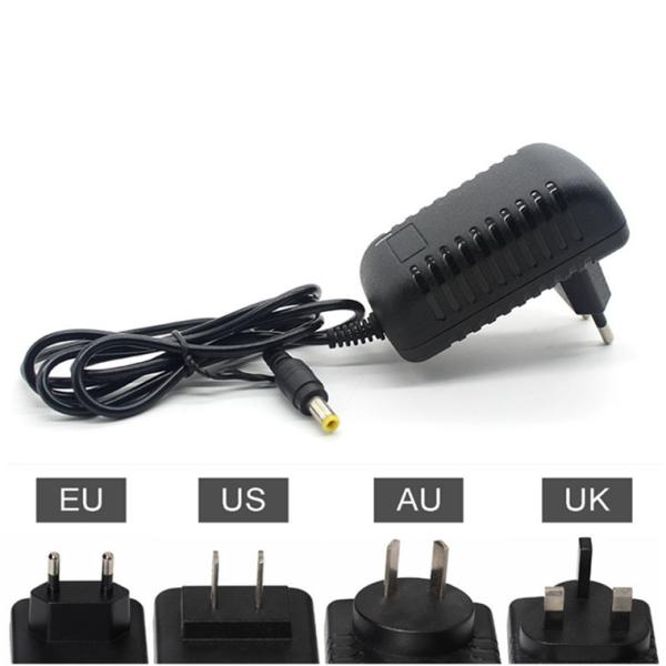 12V 2A AC DC Power Adapters Universal Power Supply 5.5x 2.1mm Wall Mounted US Plug 24w 12v 2000ma