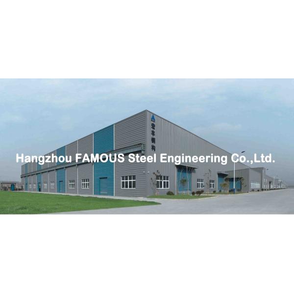 Portal Steel Frame Structural Engineering Designs , Normal / Special Structure Type