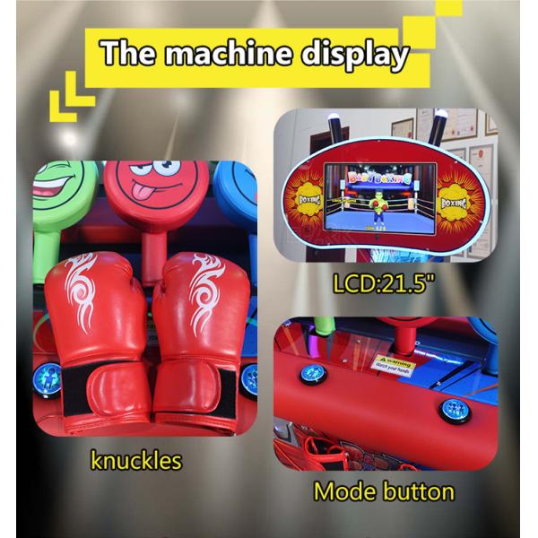 Indoor Kids Boxing Punching Arcade Game Machine For 1 Player