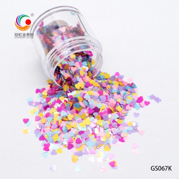Party Decorations Funky Sugar Glitter Mixes Iridescent Rainbow Glitter Chunky Butterfly Star Heart
