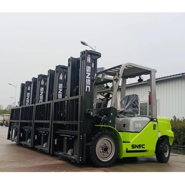 2065mm Mast Height 3.5 Ton Mini Rough Terrain 4x4 Diesel Forklift with Container Mast