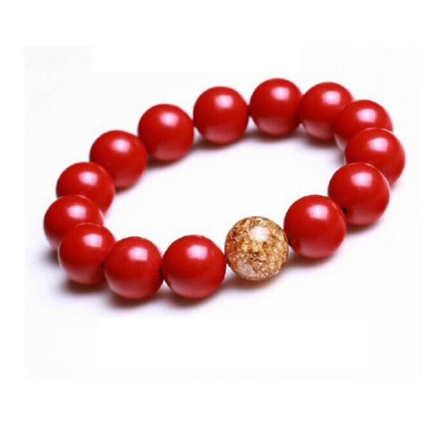 Taiwan genuine natural crystal bracelet natural cinnabar Cinnabar Cinnabar gold