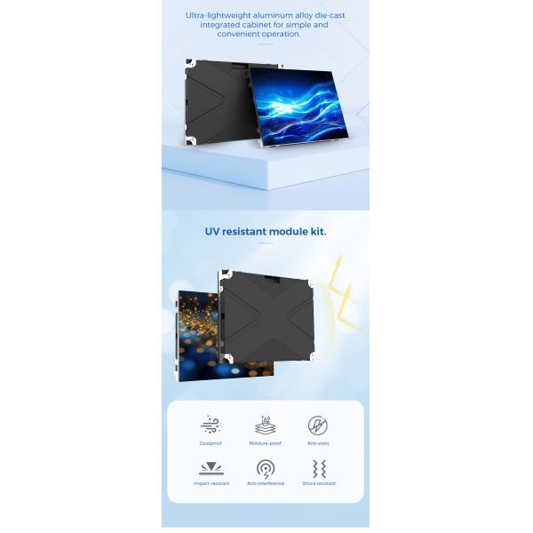 Best Selling Customized LED Background Wall P2 Fixed Indoor LED Screen Display Video Panel
