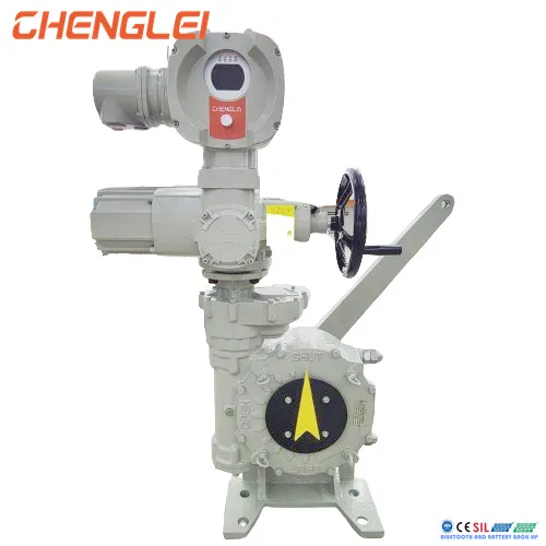 Intelligent Electric Actuator with Worm Gear Box for Valve Damper HVAC and Manual Override