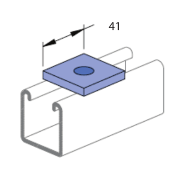 OEM Custom Unistrut Channel Fittings Plate Punching Processing For Construction Hardware