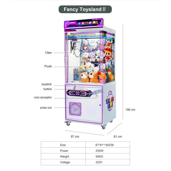 Top Selling Mini Toy Crane Vending Machine Stuff Doll Pick Grab Machine Toy Claw Machine