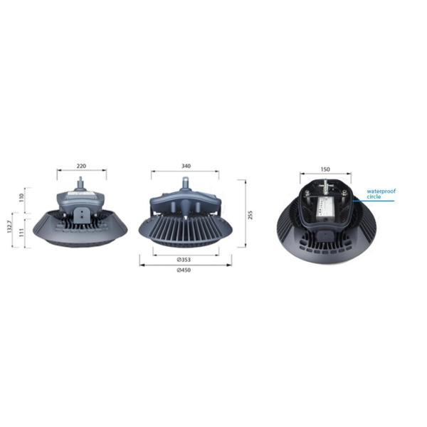 Dimmable Garden Commercial Led Exterior Flood Lights 200 Watt 250 Watt 60/38 Beam Angle