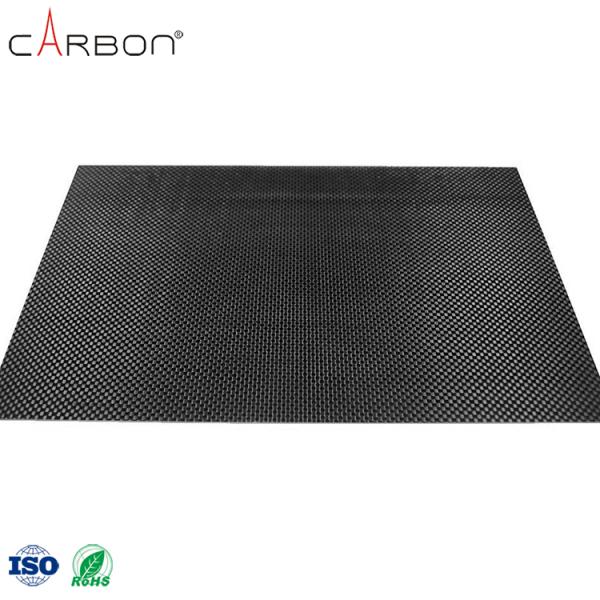 Hot Item Matte Metallic Brushed 3K Carbon Fiber Sheet Plate With Cut 0.005% S Content