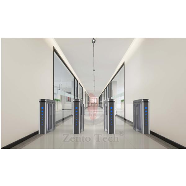 Acrylic Arm Access Control High Speed Security Gates 40-65 Person/Min
