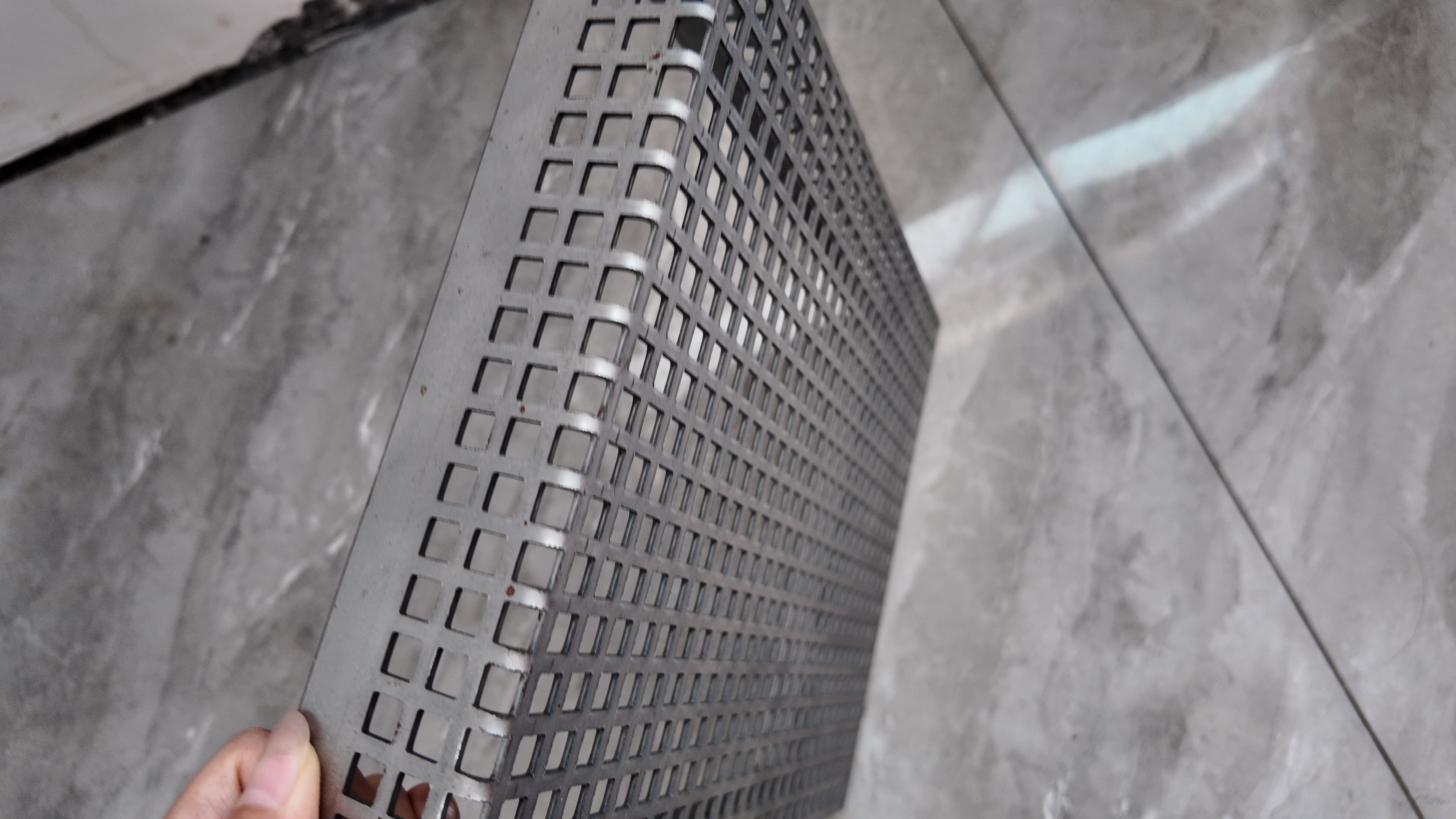 Bend Square Hole Stainless Steel Perforated Metal Sheet
