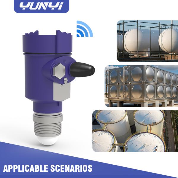 Large Lens Radar Level Transmitter for Corrosive Liquid Chemical Storage Tanks
