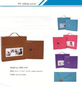 China PU Album Covers /  Leather Album Cover,Customized  Leather Album Cover with Suitcase /  PU Album Covers on sale