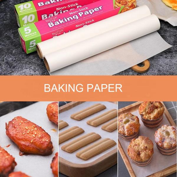 Waterproof Greaseproof Air Fryer Paper Silicone Coated Baking Paper