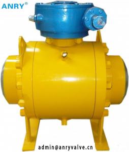 Buy cheap Forged Steel  API Class 150~1500  A105 Body A105+ENP Ball  Trunnion Ball Valve product