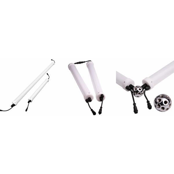 RGB DMX LED Stage Tube 360 Degree Emitting Dot Free 24VDC 26W 18 Pixels