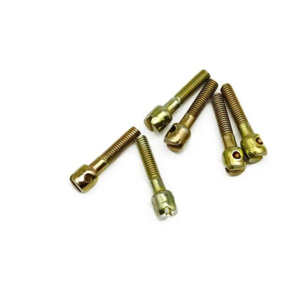 Carbon Steel Single Slot Single Hole Plated Zinc Meter Screws M3*16 Salt Fog Can Be 24 Hours Zinc Plated Carbon Steel Self Drilling Screws M3x16 ANSI Approved Cold Forging
