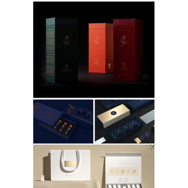 Custom Logo Printed Folding Paper Gift Box OEM / ODM