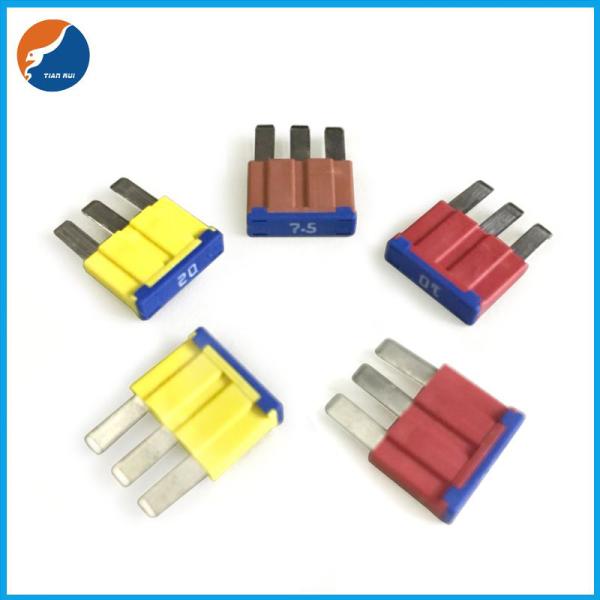 5A-20A 3 Terminal 58V Micro3 Blade Fuse For Automobile Car Vehicle