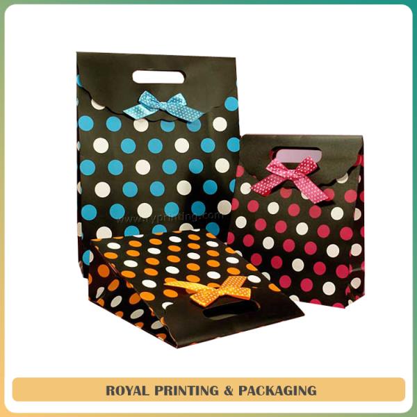 durable colorful paper bag/shoes bag /recycled paper bag