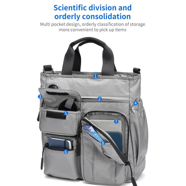 Customization Business Laptop Briefcase Business Shoulder Bag 34cm Height