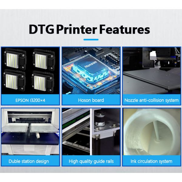 Industrial Direct To Garment Printer For Large Scale Apparel Production