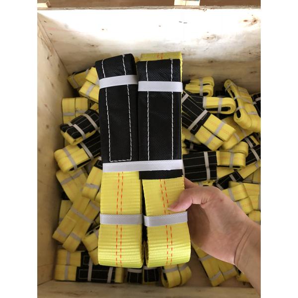 4 Inch Winch Strap With Flat Hook Heavy Duty Ratchet Strap WLL 5400lbs Flatbed Cargo Control Products