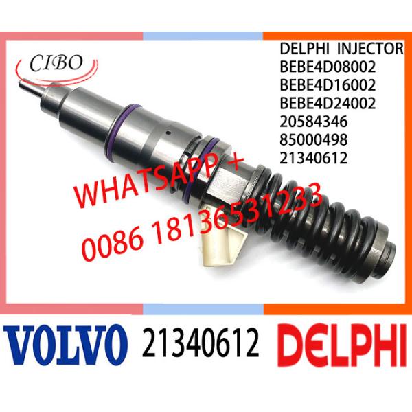 Fuel Diesel Injector 21340612 BEBE4D08002 BEBE4D16002 BEBE4D24002 20584346 85000498 E3.18 for VOL D13 EURO3 HIGH POWER