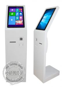 China QR Code Scanner Ticketing PCAP Touch Screen Kiosk For Bus Station on sale