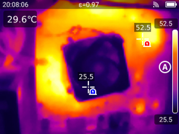 HVAC / Building Inspection IR Thermography Camera Temperature Tracking Function